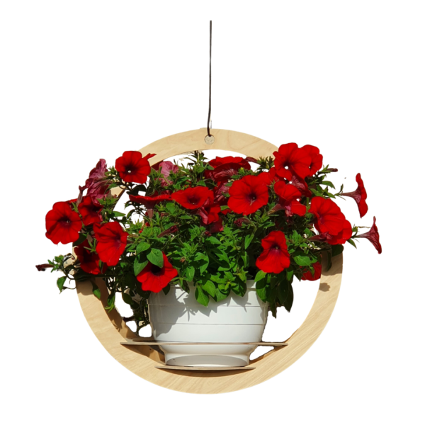 Ulkoamppeli BERTA 52 cm | Riippuva kukka-amppeli