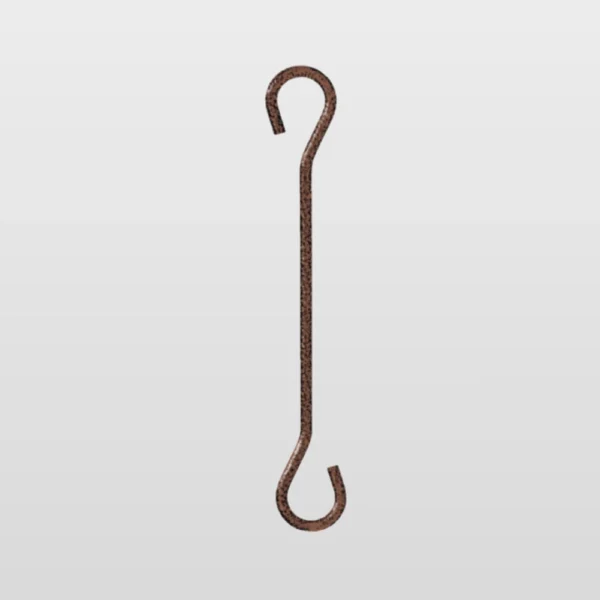Amppelikoukku 20–60 cm | Käsintehty ripustuskoukku amppeleille