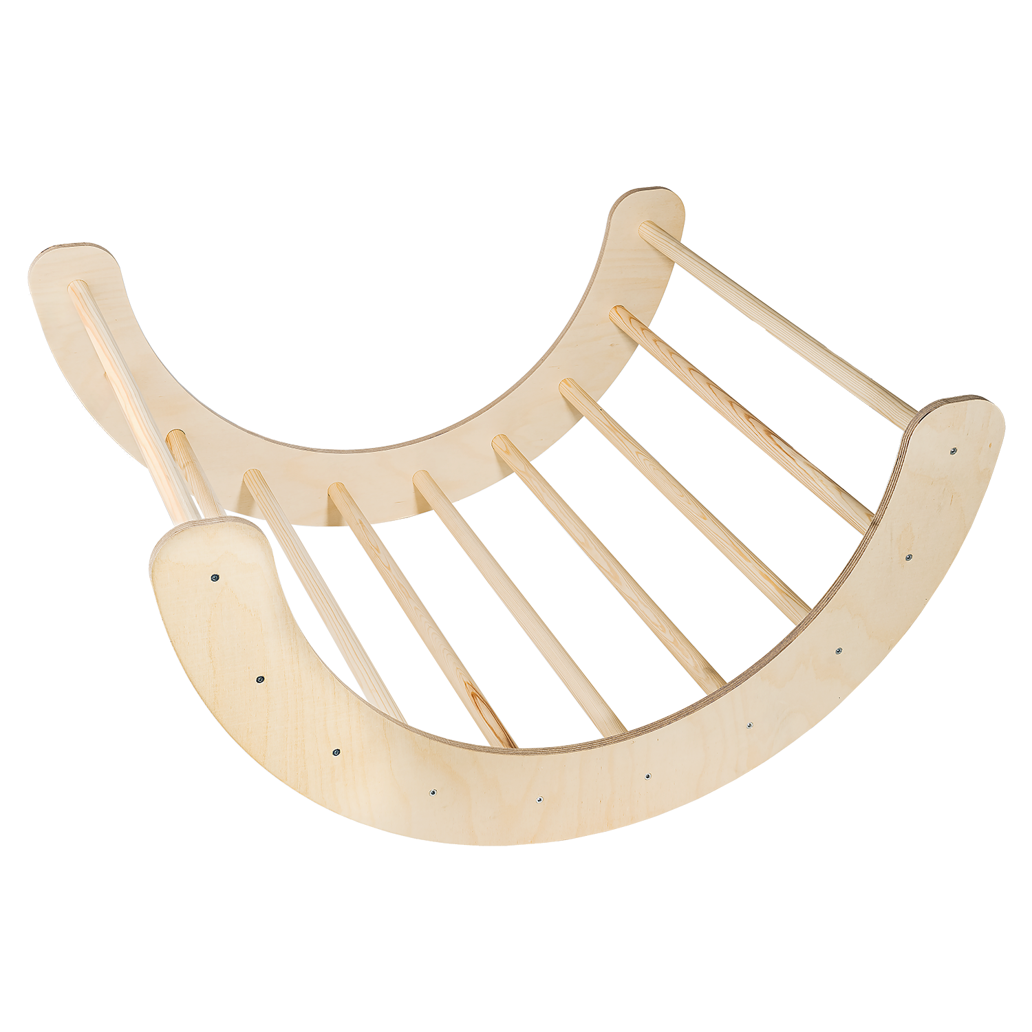 Kolme yhdessä Montessori–leikkikaari = leikkikaari + kiipeilykaari + keinu - Image 4